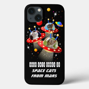 Your Cats in an Alien Spaceship UFO Sci Fi Film Ca iPhone 13 Case