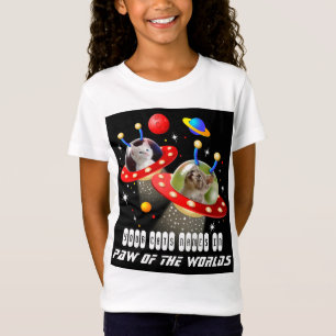Your Cats in an Alien Spaceship UFO Sci Fi Film T-Shirt