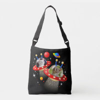 Your Cats in an Alien Spaceship UFO Sci Fi Scene