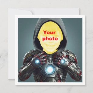 Your child as a superhero, custom superhero card