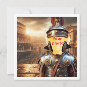 Your child as roman warrior, Gladiator card