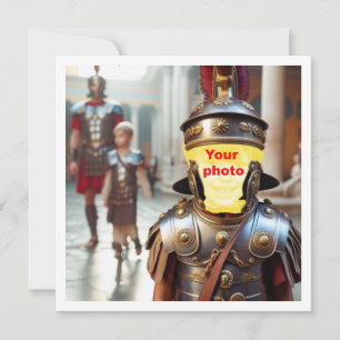 Your child as roman warrior, Gladiator card
