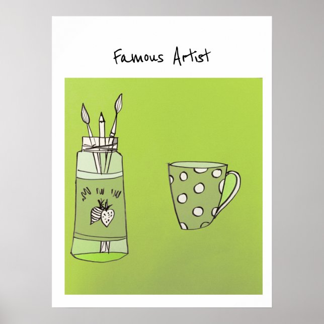 Your Child’s Artwork On A Poster (Front)