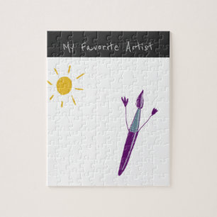 Your Child’s Artwork On A Puzzle