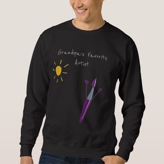 Your Child’s Artwork On A Sweatshirt (Front)