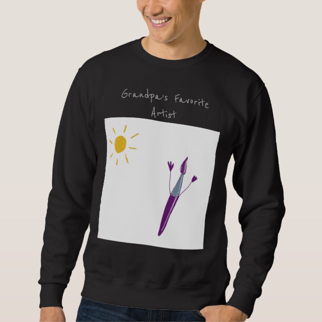 Your Child’s Artwork On A Sweatshirt (Front)