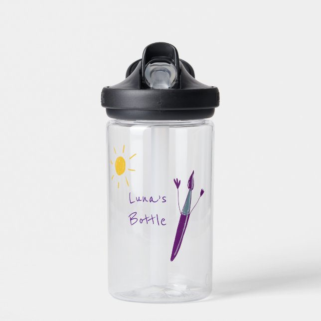 Your Child’s Artwork  Water Bottle (Front)