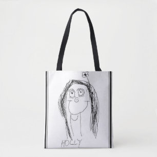 Your Child's Art on Custom Tote Bag