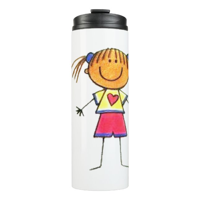 Your Child's Artwork on a Tumbler (Front)