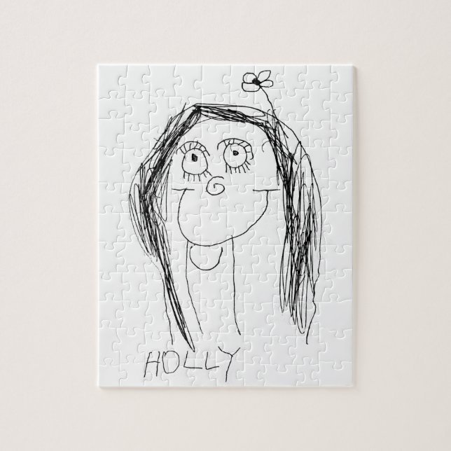 Your Child's Drawing - Mother's Day Gift Jigsaw Puzzle (Vertical)