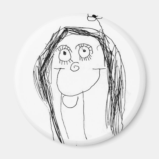 Your Child's Drawing - Mother's Day Gift Magnet (Front)
