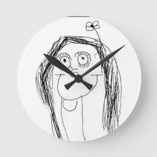 Your Child's Drawing - Mother's Day Gift Round Clock