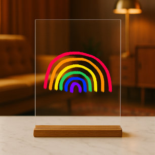 Your Child's Own Artwork   Upload Kids Drawing Acrylic Sign