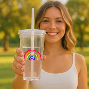 Your Child's Own Artwork   Upload Kids Drawing Acrylic Tumbler