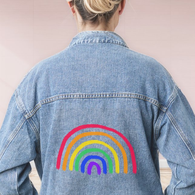 Your Child's Own Artwork | Upload Kids Drawing Denim Jacket (Creator Uploaded)