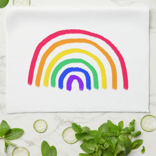 Your Child's Own Artwork | Upload Kids Drawing Tea Towel (Folded)