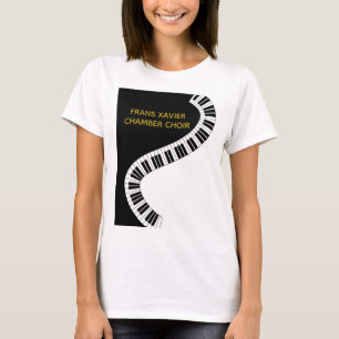 Your Choir Name Piano Keyboard Musical Shirt