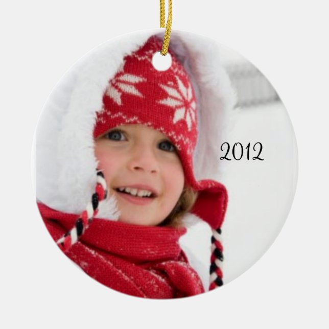 Your Christmas Photo Ornament (Front)