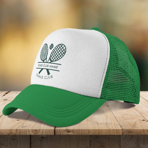 Your Club Name Tennis Icons Green Trucker Hat
