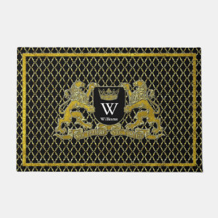 Your Coat of Arms Monogram Your Text Doormat
