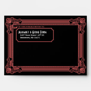 [YOUR COLOR] Ornate Black A-7 Envelopes