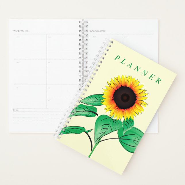Your Colors Planner with Sunflowers (Display)