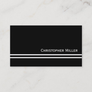 Your Colour Background & white stripes Business Card