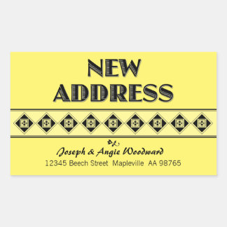 Your Colour Choice! Custom New Address Stickers