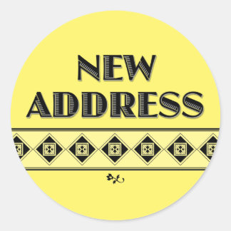 Your Colour Choice! New Address Stickers