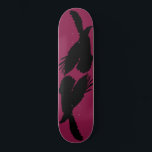 Your Colour - Eagle Flying Skateboard - Silhouette<br><div class="desc">Your Colour - Eagle Flying Skateboard - Silhouette Painting - Choose / Add Your Unique Colour / Text / Name / Font / Size / Elements - Make Your Special Gift - Resize and move or remove and add elements / text with customisation tool ! Painting and Design by MIGNED....</div>