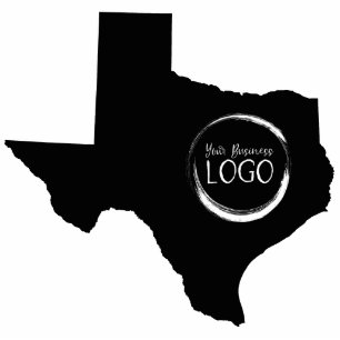 Your Colour Texas Shape with Logo Image Photo Sculpture Key Ring
