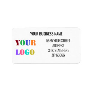 Your Company Branded Return Address Labels Example
