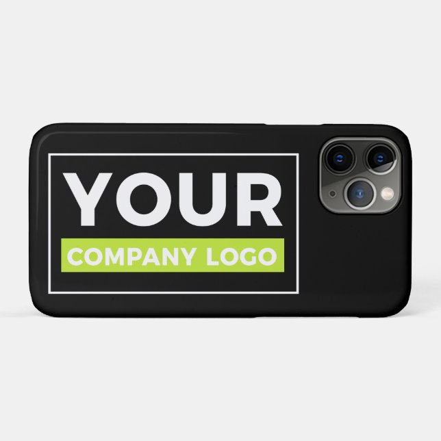 Your Company Business Logo Black Horizontal  Case-Mate iPhone Case (Back (Horizontal))