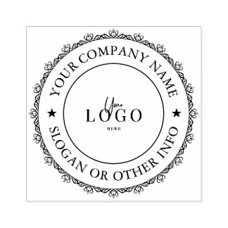 Your Company Business Logo Custom Rubber Stamp