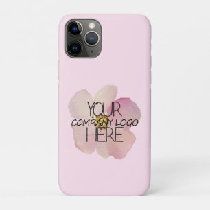 Your Company Business on Pink Vertical iPhone 11 Pro Case