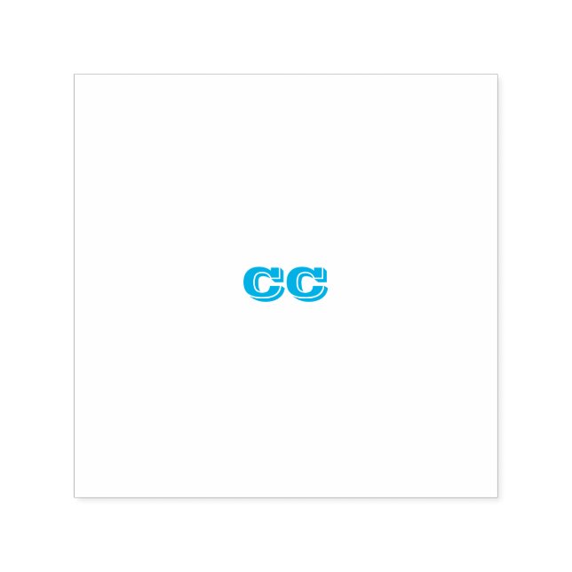 Your Company Initials for Loyalty Punch Cards Self-inking Stamp (Design)