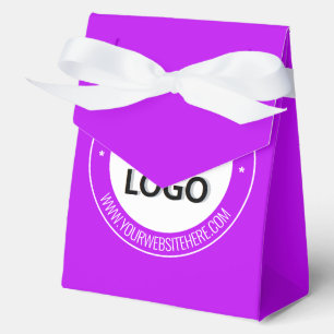 Your Company Logo and Custom Text Favour Boxes