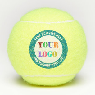 Your Company Logo and Custom Text Tennis Balls