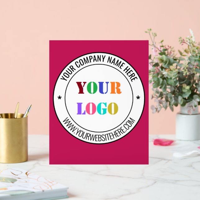 Your Company Logo and Custom TextAcrylic Sign (Wedding)