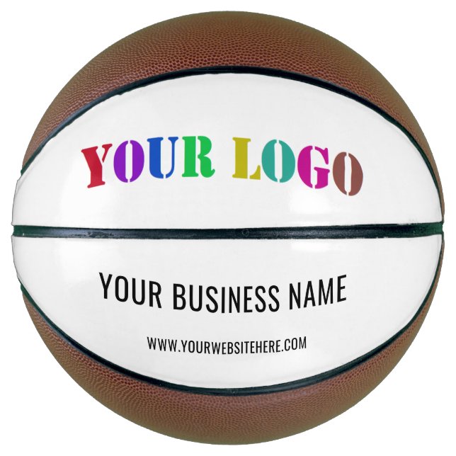 Your Company Logo and Text Basketball Template (Front)