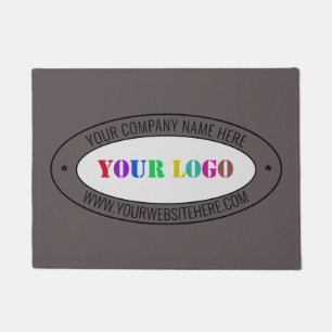 Your Company Logo and Text Business Doormat