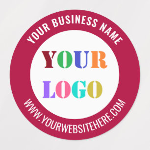 Your Company Logo and Text Business Labels