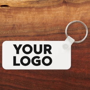 Your Company Logo and Text Corporate Swag Key Ring