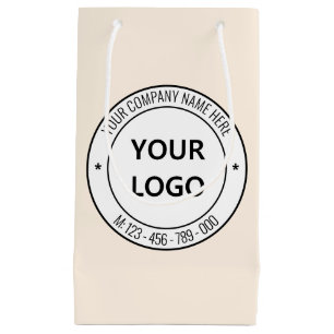 Your Company Logo and Text Promotional Gift Bag