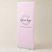 Your Company logo and website Custom Pink 