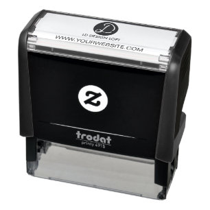 Your Company Logo and website here Self-inking Stamp