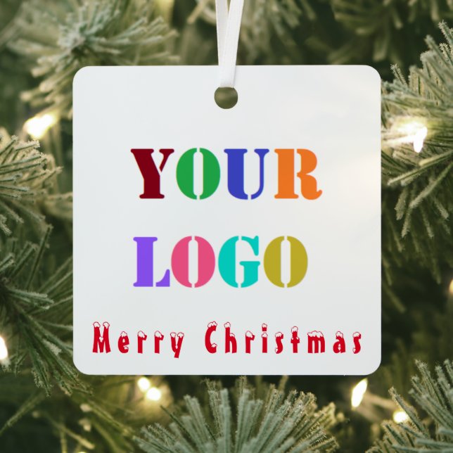 Your Company Logo Business Christmas Ornament Gift (Insitu)