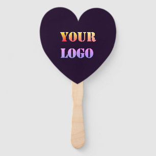 Your Company Logo Business Hand Fan Choose Colours