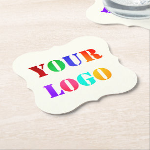 Your Company Logo Business Promotion Paper Coaster