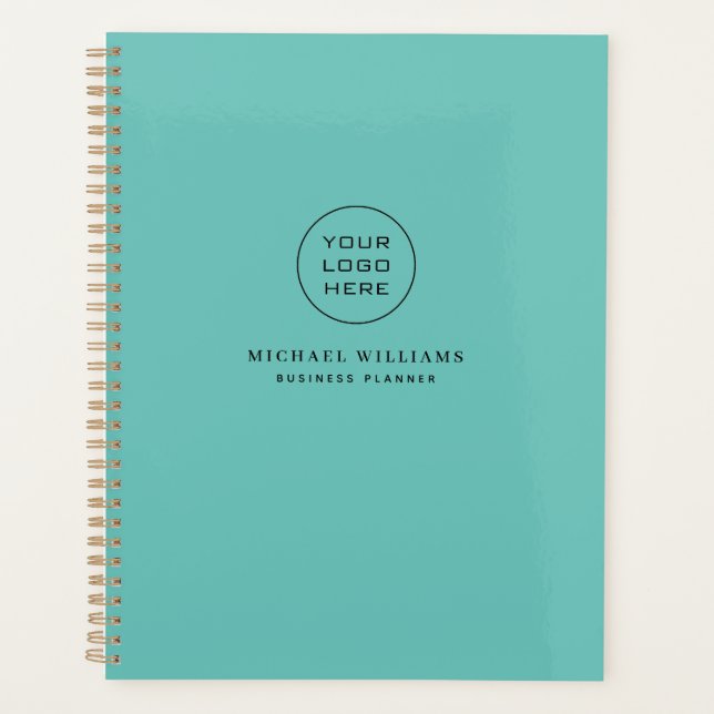 Your Company Logo Custom Business Planner (Front)